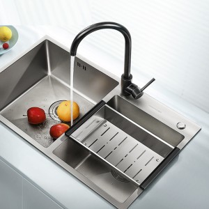 Han Gao SUS304 Stainless Steel Single Bowl Sink (HMGC-1202-1) - Premium Kitchen Solution at $225/Set