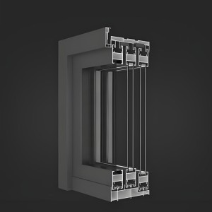 Indian sliding door aluminum alloy profile GB-T6063 manufacturer